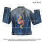 Vintage Jacket With Japanese Koi In Harmony Embroidery, thumbnail 7 of 12