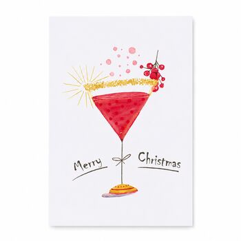Merry Christmas Cocktail Card, 6 of 6