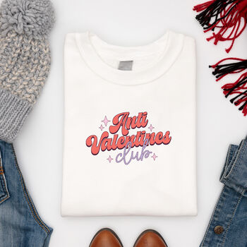 Anti Valentine Club Sweatshirt, 3 of 5