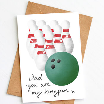 Bowling Dad Card, 2 of 3