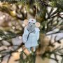 Personalised Mouse Nurse Or Doctor Christmas Decoration, thumbnail 3 of 6