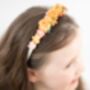 Autumnal Flower Girl Headband, thumbnail 3 of 3
