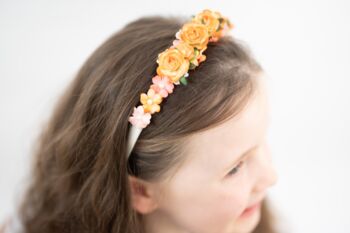 Autumnal Flower Girl Headband, 3 of 3