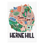 Herne Hill London Map, thumbnail 6 of 6