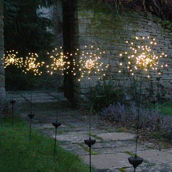 Solar Powered Starburst Garden Stake Light, 4 of 4