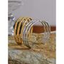 Paris D'or Gold Ombré Slide Gala Curve Rim Gift Bangle, thumbnail 3 of 4