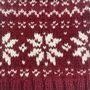 Fair Trade Nordic Snowflake Lined Wool Neckwarmer Scarf, thumbnail 8 of 9