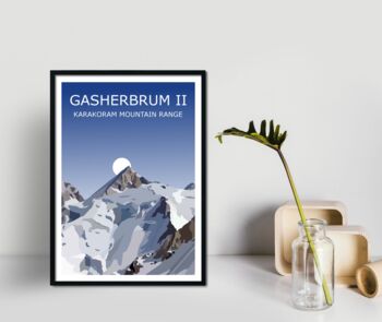 Gasherbrum Ii Worlds 13th Highest Peak Art Print, 2 of 3