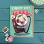 Cherries Birthday Card, thumbnail 2 of 4