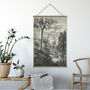Vintage Monochrome Jungle Wall Hanging, thumbnail 1 of 6