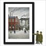 Queen Victoria Pub Lowry Style Framed Tribute Art, thumbnail 1 of 2
