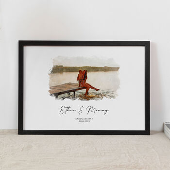 Personalised Mother's Day Portrait, Custom Gift For Mum, 5 of 7