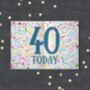 Suprise Inside 20th To 100th Personalised Birthday Card, thumbnail 3 of 7