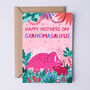 Cute Dinosaur Mother's Day Card For Grandma, thumbnail 3 of 3
