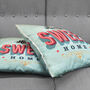 Retro Home Sweet Home Soft Cushion Cover, thumbnail 4 of 7