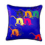 Blue Cheetah Cushion, thumbnail 1 of 3