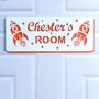 Personalised Rocket Children's Door Sign, thumbnail 7 of 11