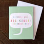 Mini Big Kisses Card, thumbnail 5 of 5