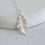Oak Leaf Necklace In Sterling Silver, thumbnail 1 of 10