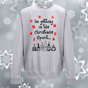 I'm Getting In The Christmas Spirit Sweatshirt, 4 of 6