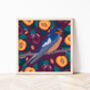 Swallow And Peaches Print, thumbnail 1 of 2