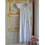 Ladies White Cotton Nightdress 'Margo', thumbnail 4 of 5