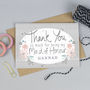 Thank You For Being My Maid Of Honour Card, thumbnail 1 of 3