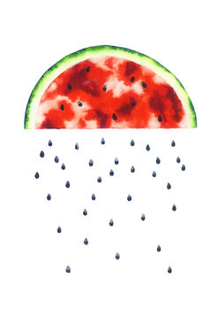 Watermelon Cloud Giclee Print, 3 of 6