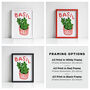 Basil Herb Print From An Original Painting, thumbnail 3 of 11