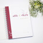 Personalised Floral Wedding Planner Handbook, thumbnail 1 of 9