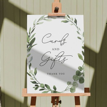 Foliage Wedding Guest Book Sign 'Alethea', 4 of 9