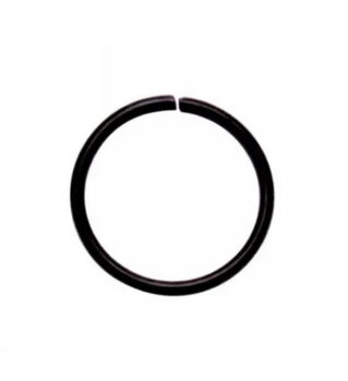 Stainless Steel Nose Ring In Black, 2 of 10