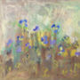 Love In Idleness Floral Painting Canvas Print, thumbnail 2 of 3