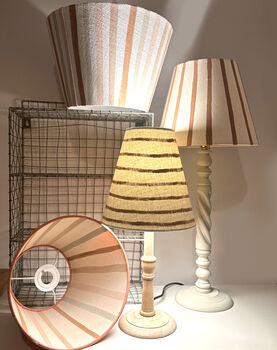 Pastel Striped Lampshade, 4 of 6