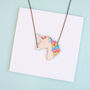 Wooden Unicorn Brooch With Rainbow Mane, thumbnail 7 of 7