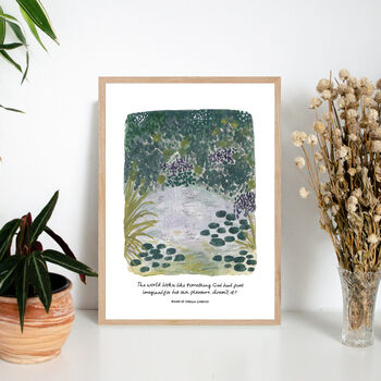Anne Of Green Gables Garden Wall Print, 6 of 6