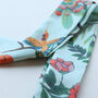 Pomegranate Floral And Hummingbird Slim Tie, thumbnail 3 of 8