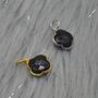 Black Onyx Pendant, Sterling Silver Or Gold Plated, thumbnail 4 of 9