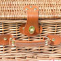 Personalised Blue Tweed Two Person Picnic Hamper, thumbnail 7 of 11