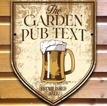 Garden Pub Shed Bar Sign, 9 of 12