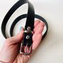 Handmade Leather Belt Two.5cm Wide, thumbnail 2 of 5