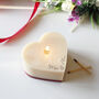 Anniversary Scented Heart Shaped Recycled Candle, thumbnail 4 of 11