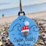 Personalised Sea Swim Bauble Christmas Tree Decoration, thumbnail 2 of 6