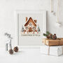 Gingerbread Home Christmas Print, thumbnail 4 of 6