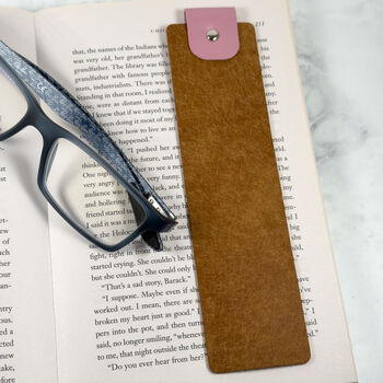 Personalised Leather Bookmark For Teacher, 7 of 7