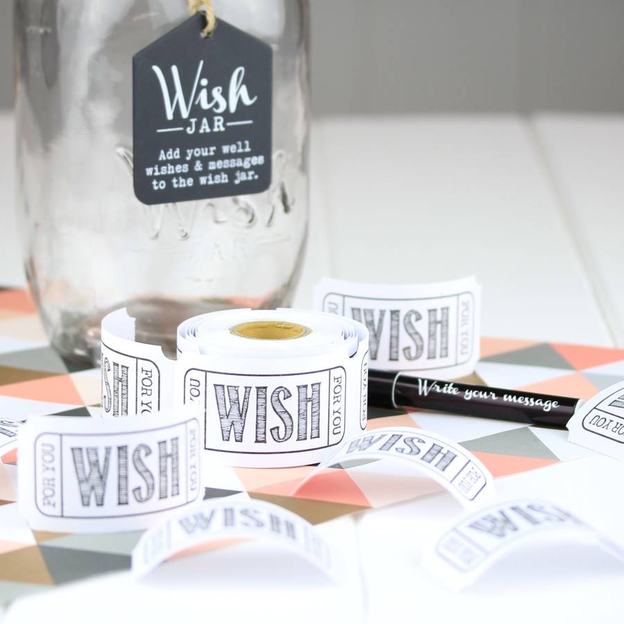 Retirement wish jar by nest  notonthehighstreet.com