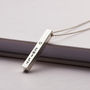 Personalised Bar Necklace, thumbnail 4 of 10