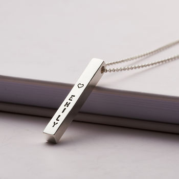 Personalised Bar Necklace, 4 of 10