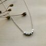 Sterling Silver Tiny Cube Necklace, thumbnail 3 of 4