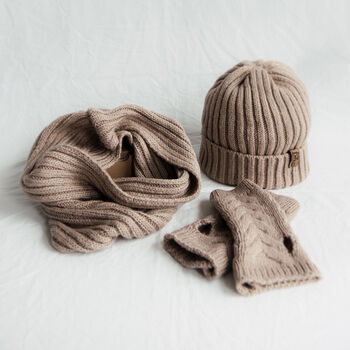Hat, Snood And Hand Warmer Set, 5 of 12